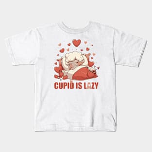 Cupid is lazy Kids T-Shirt